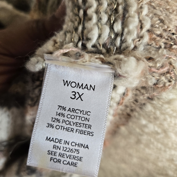 Westport Cardigan Sweater Sz 3x - Picture 4 of 6